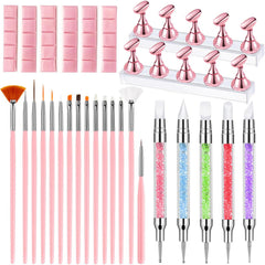 DIYCICO ensemble-outils-art-ongles: kit complet pour designs variés.