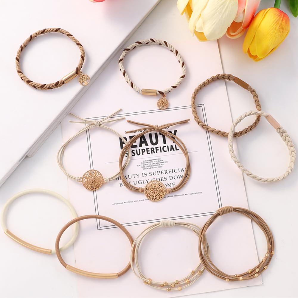 DIYDEC cadeau parfait – lot de 10 élastiques cheveux à offrir.