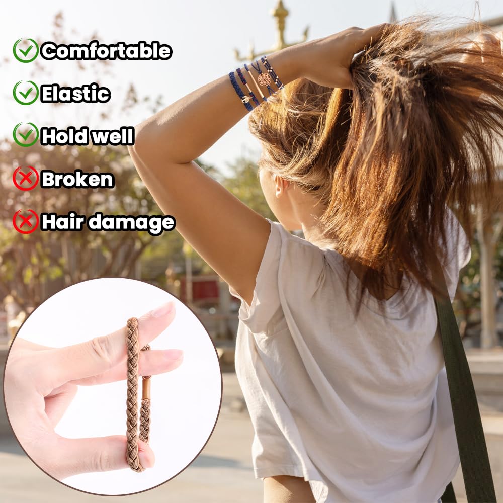 DIYDEC élastiques sans dégât – protège les cheveux lors des coiffures.