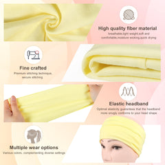 Bandaux DiyJibb absorbent la sueur pour visage sec.