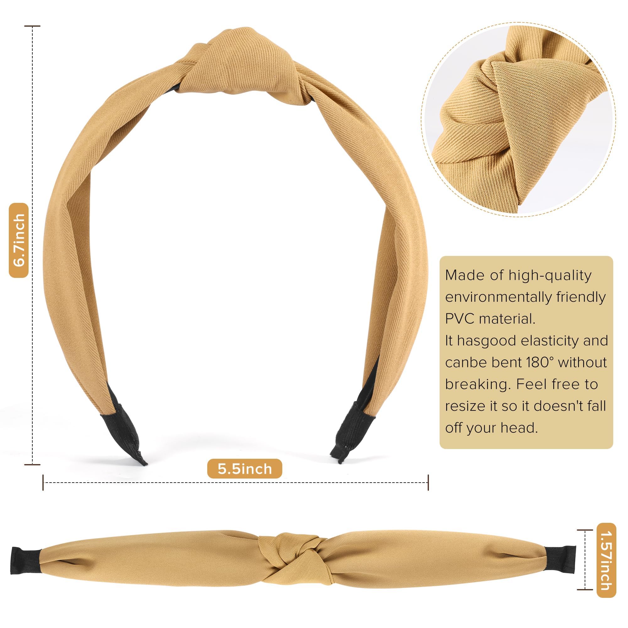 Bandeau DiyJibb au design classique, accessoire polyvalent pour cheveux et style.