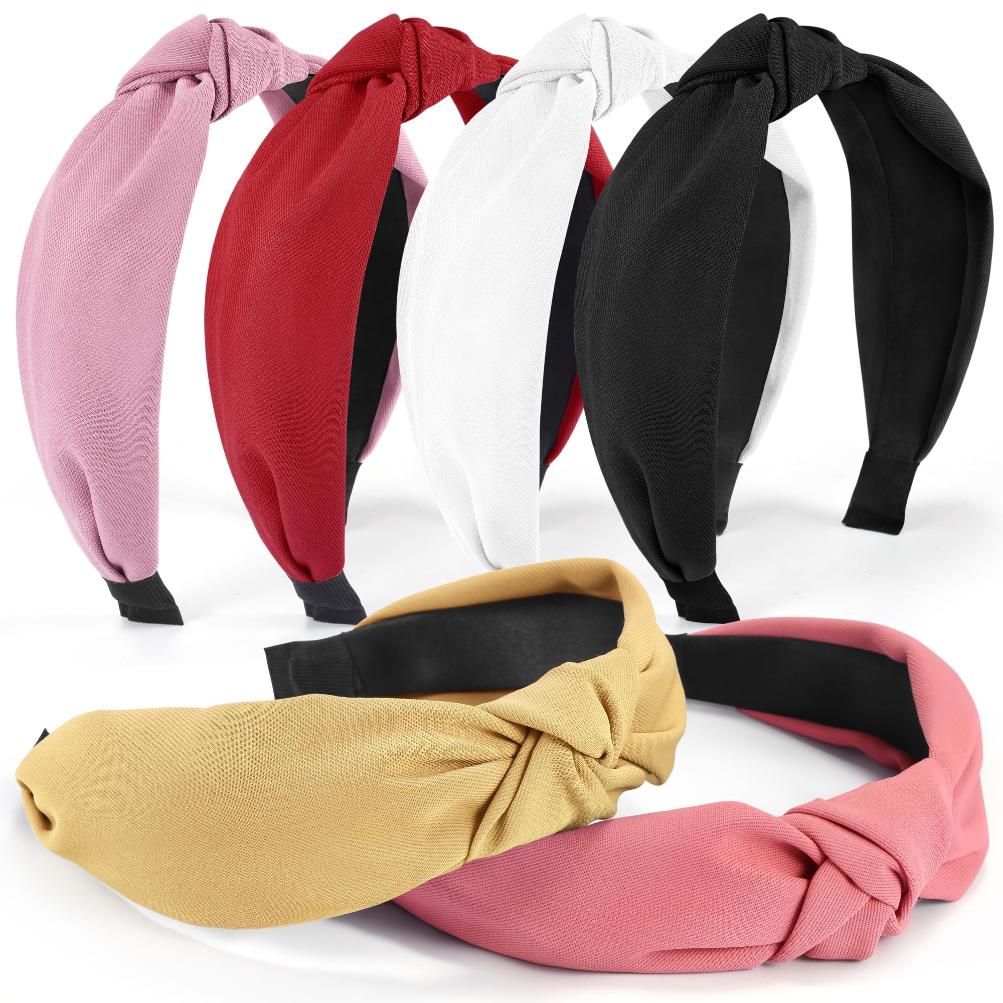 Bandeau DiyJibb avec nœud, 6 couleurs, confort durable pour toutes les occasions.