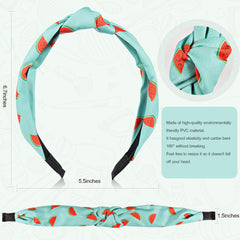 DiyJibb bandeau-cheveux-noeud numéro 2, couleur vive pour compléter les tenues.