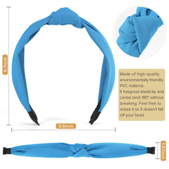Bandeau DiyJibb noir avec noeud, maintien confortable tout au long de la journée.