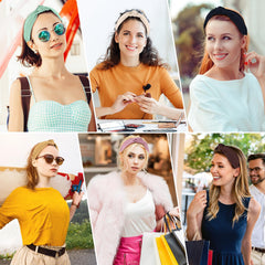 DiyJibb bandeau noeud violet, accessoire tendance pour toutes occasions