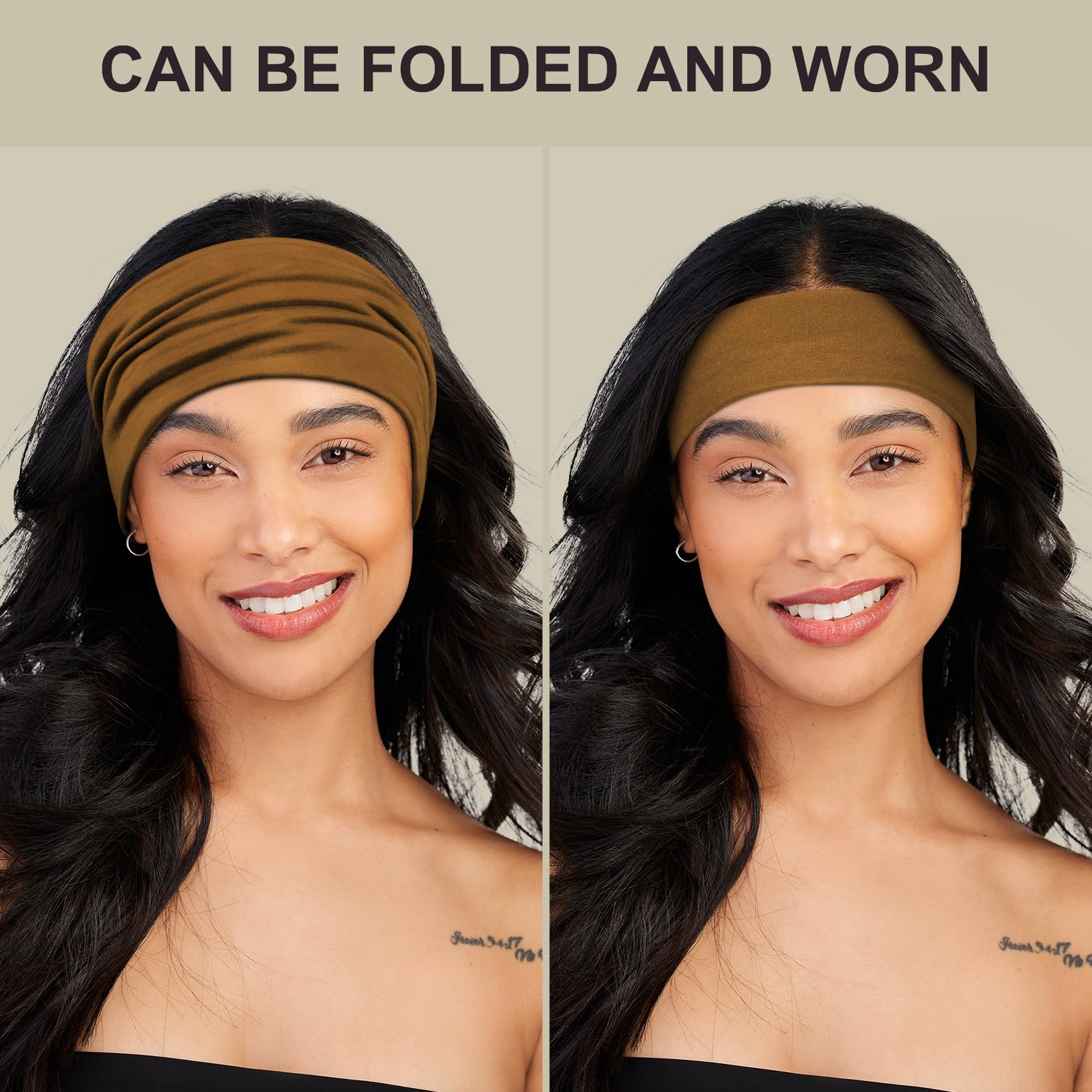 DiyJibb bandeaux-cheveux absorbants pour garder le visage au sec pendant l’effort.
