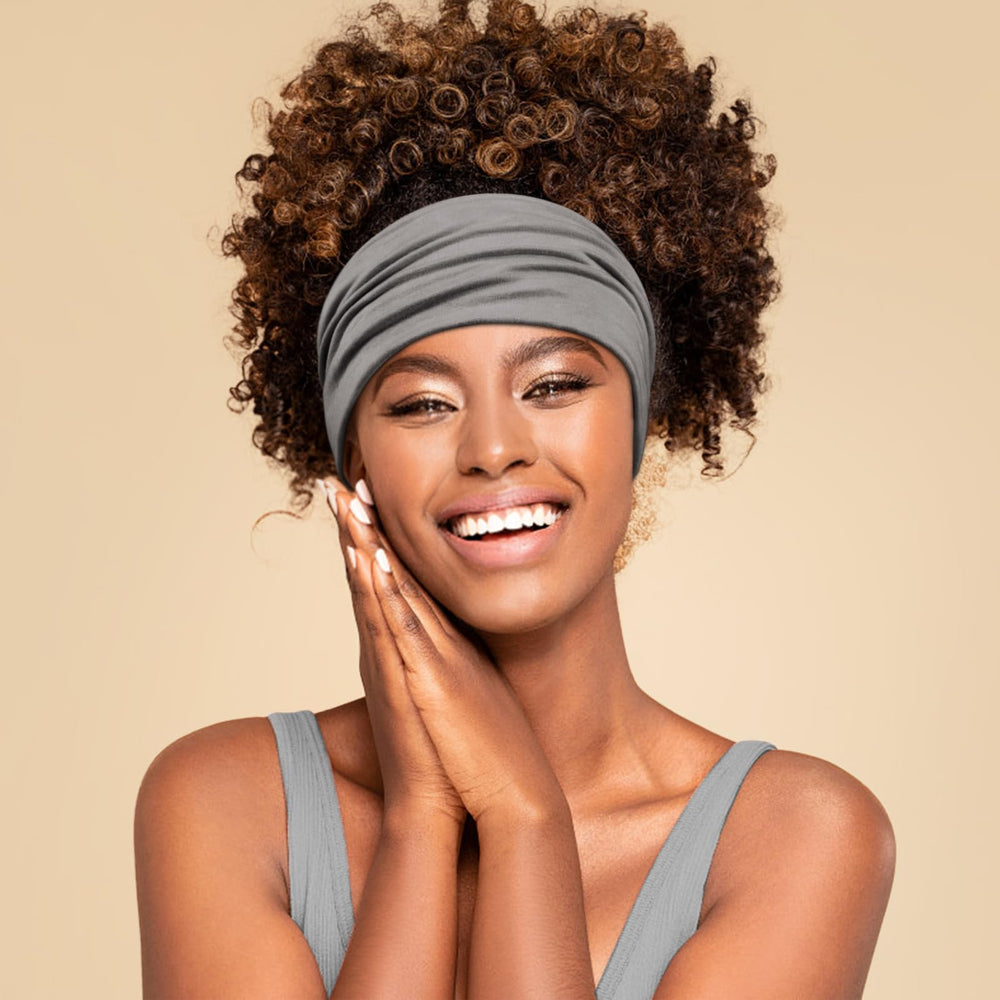 DiyJibb bandeaux-cheveux larges 4,2 pouces, maintien sûr et confortable.