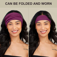 Bandeau DiyJibb quotidien large et élastique, confort toute la journée