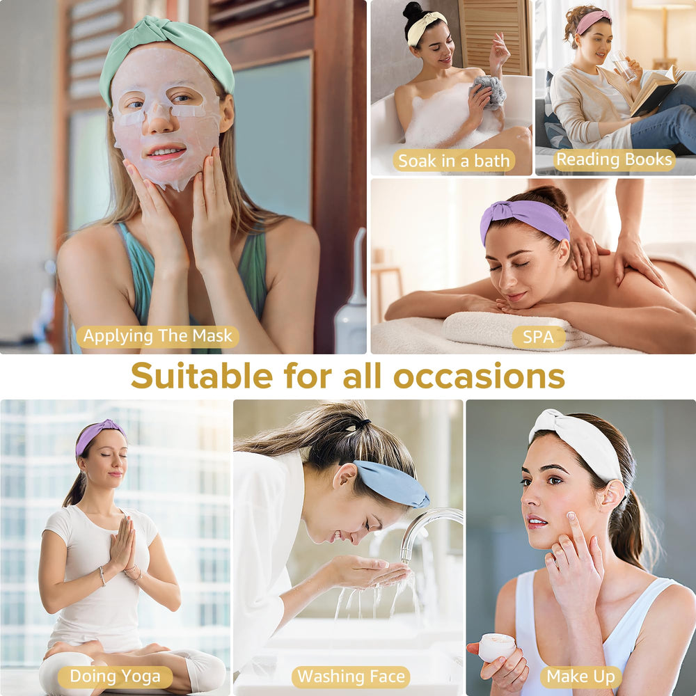 Bandeau DiyJibb usage divers; idéal pour maquillage, sport et sorties.