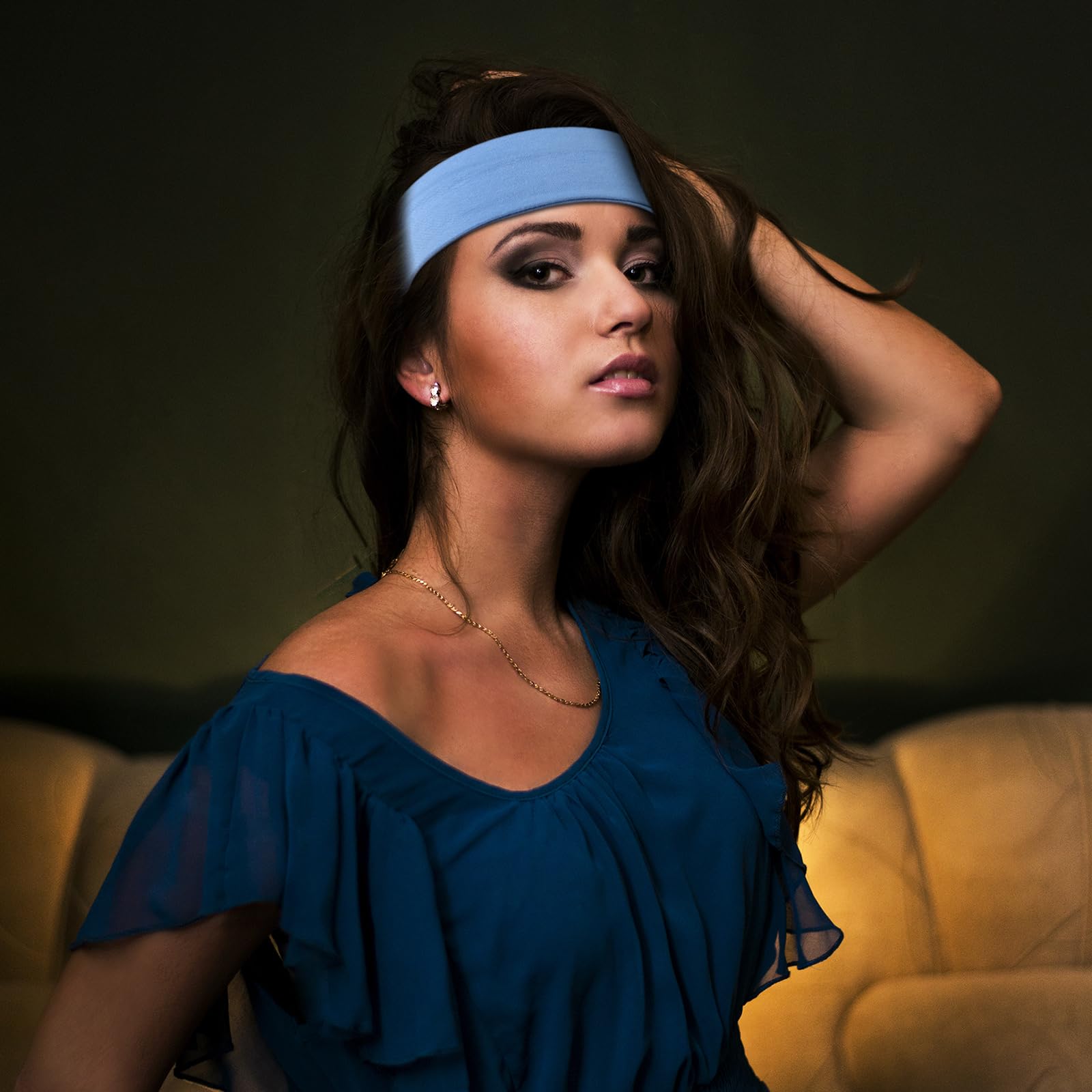 Headband DiyJibb gris, look urbain et confort durable