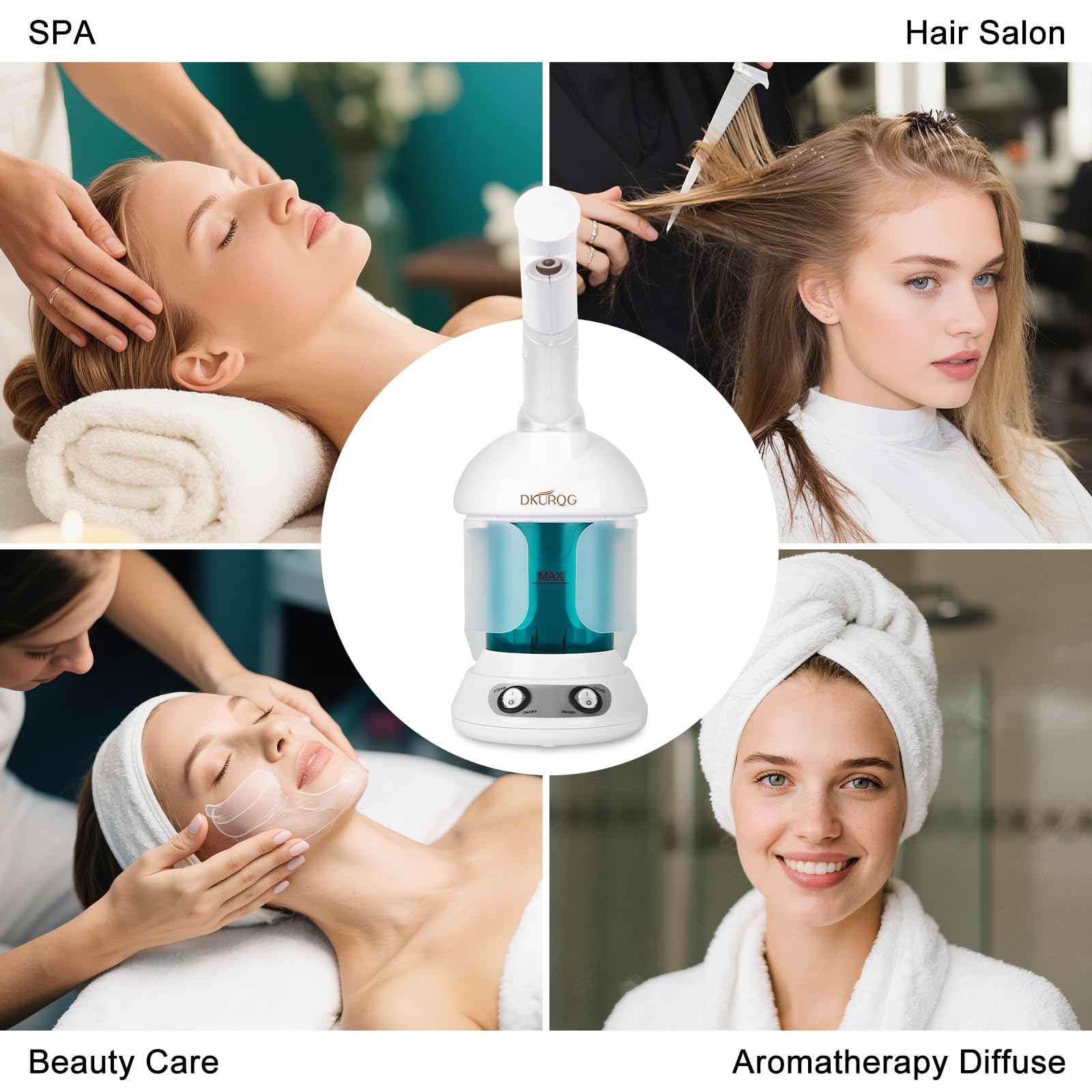 Spa à domicile portable DKURQG pour routine bien-être.