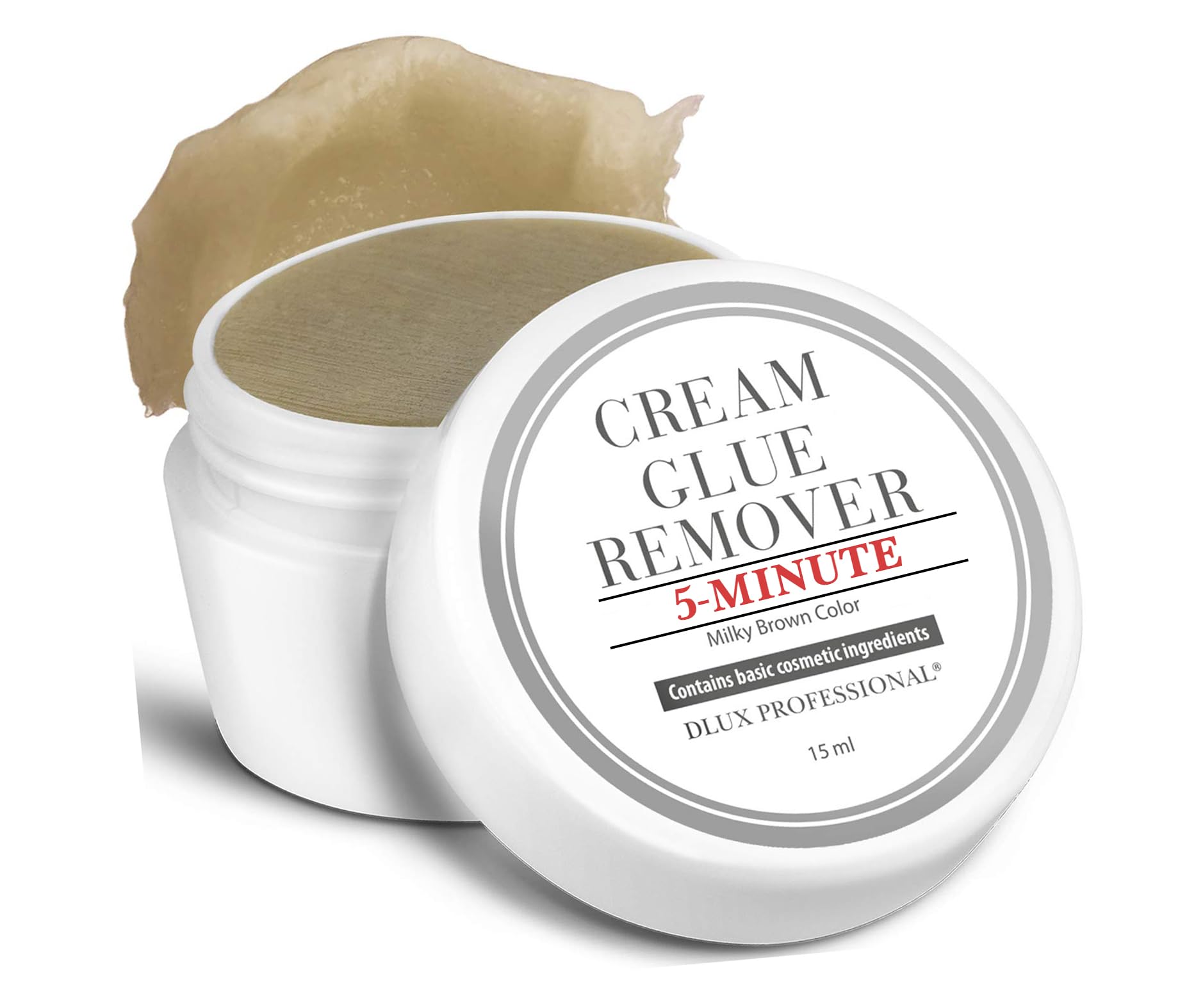 DLUX PROFESSIONAL détacheur crème adhésif cils pour dissolution en douceur.