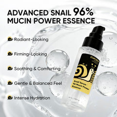DLWUEN Sérum mucin escargot — application douce qui apaise et réconforte la peau.