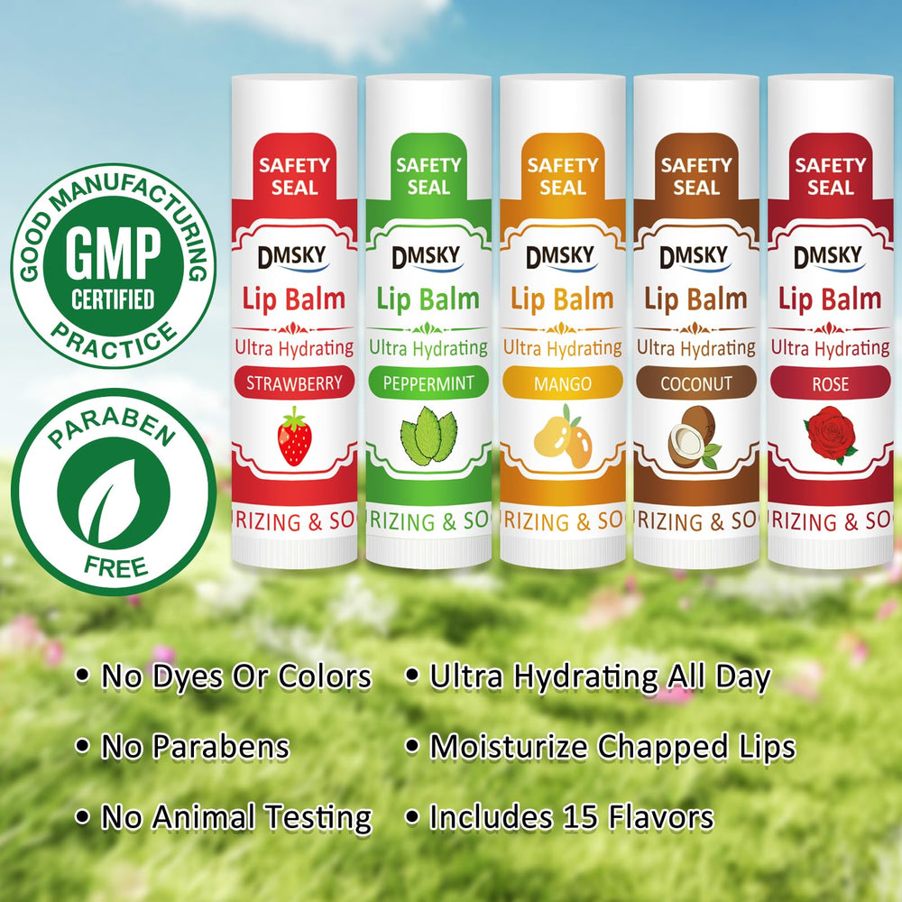 Baume lèvres DMSKY menthe — fraîcheur rapide et protection légère
