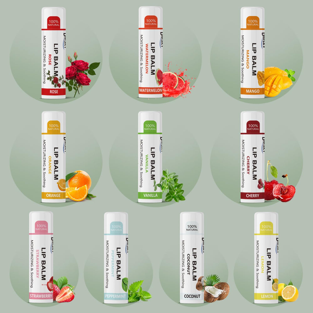 Dmsky baume-levres pack-fruits saveur vanille, douceur crémeuse pour levres.