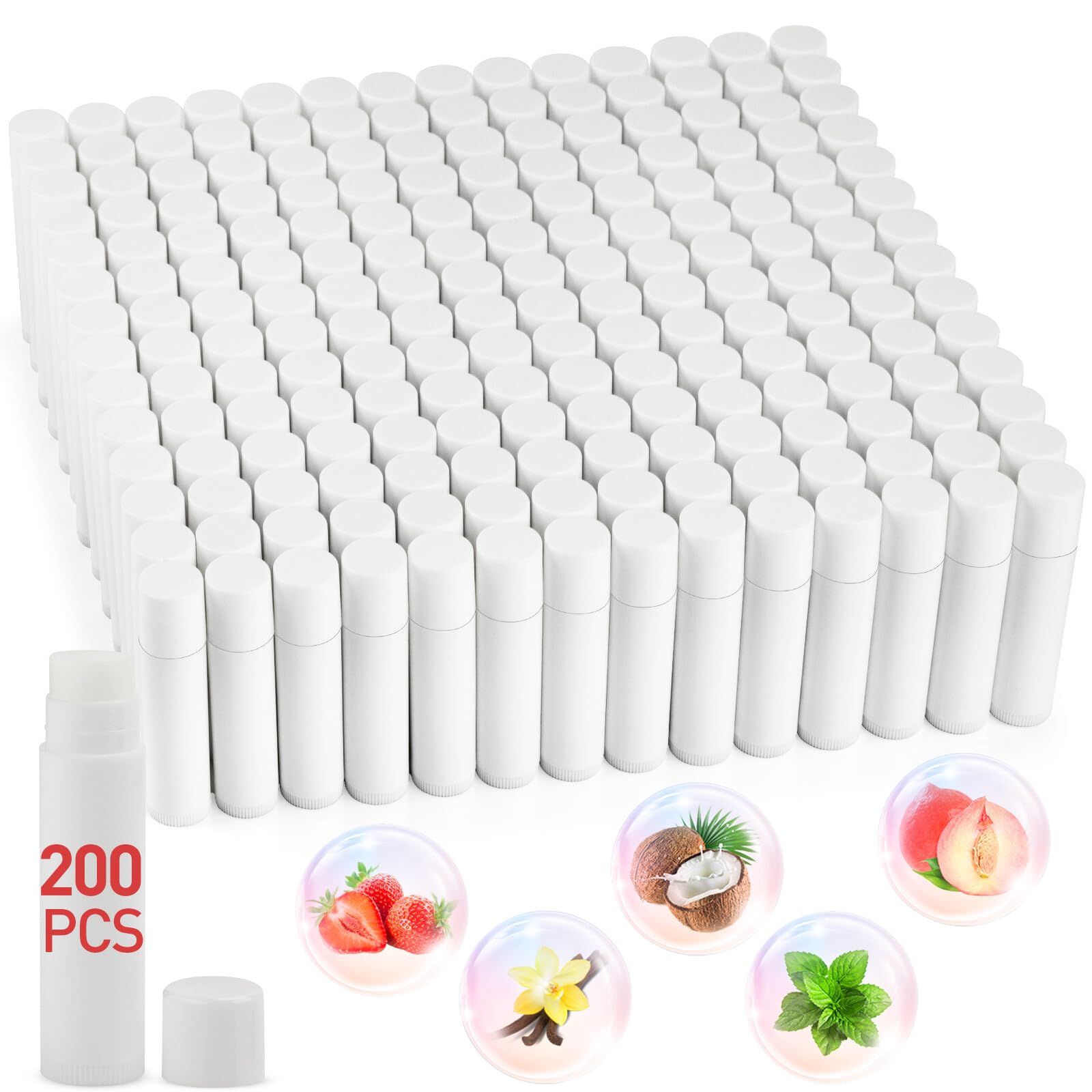 Baume à lèvres DMSKY saveur pêche pour hydratation légère et parfum fruité