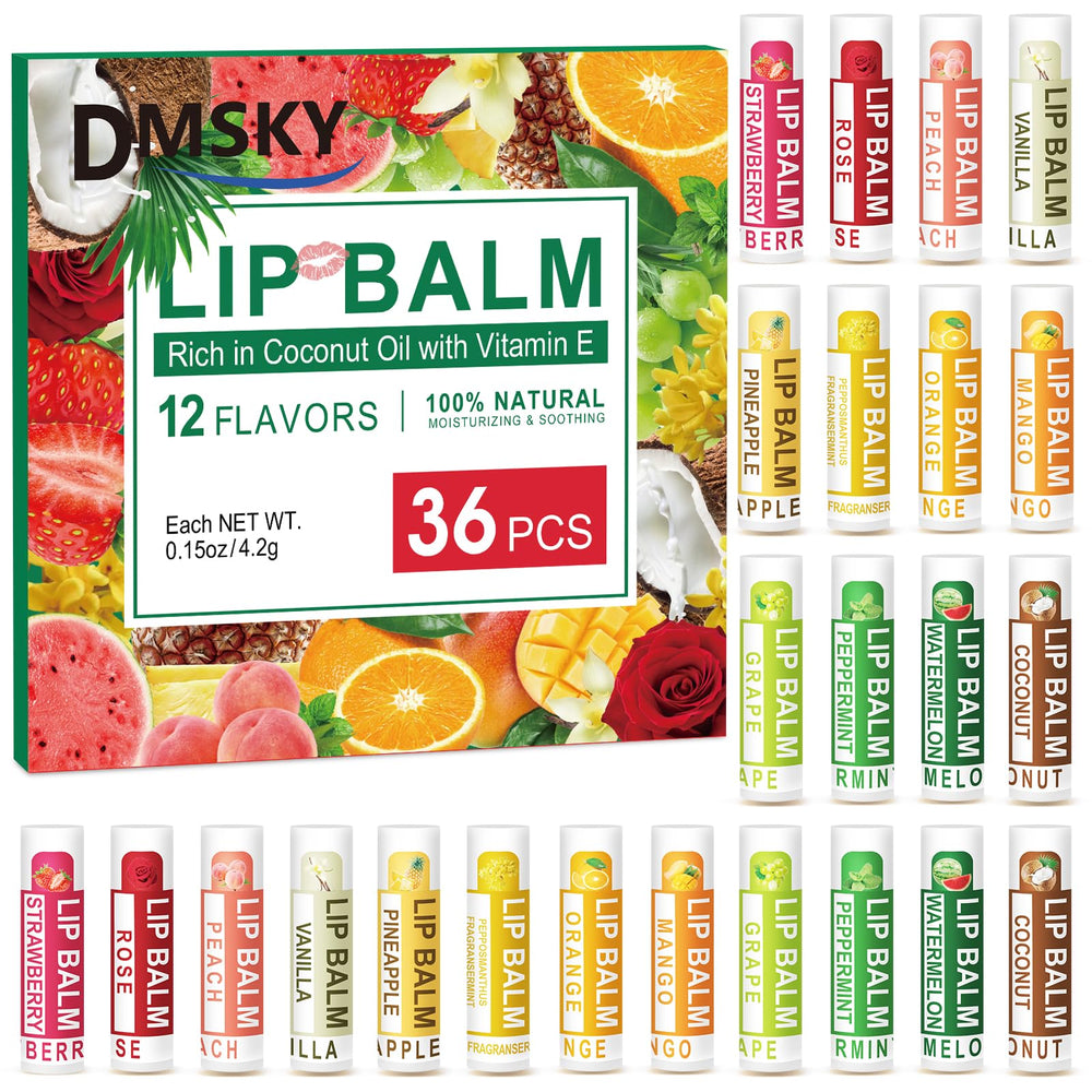 Baume lèvres DMSKY dans coffret ensemble, hydratation longue durée pour lèvres sèches.