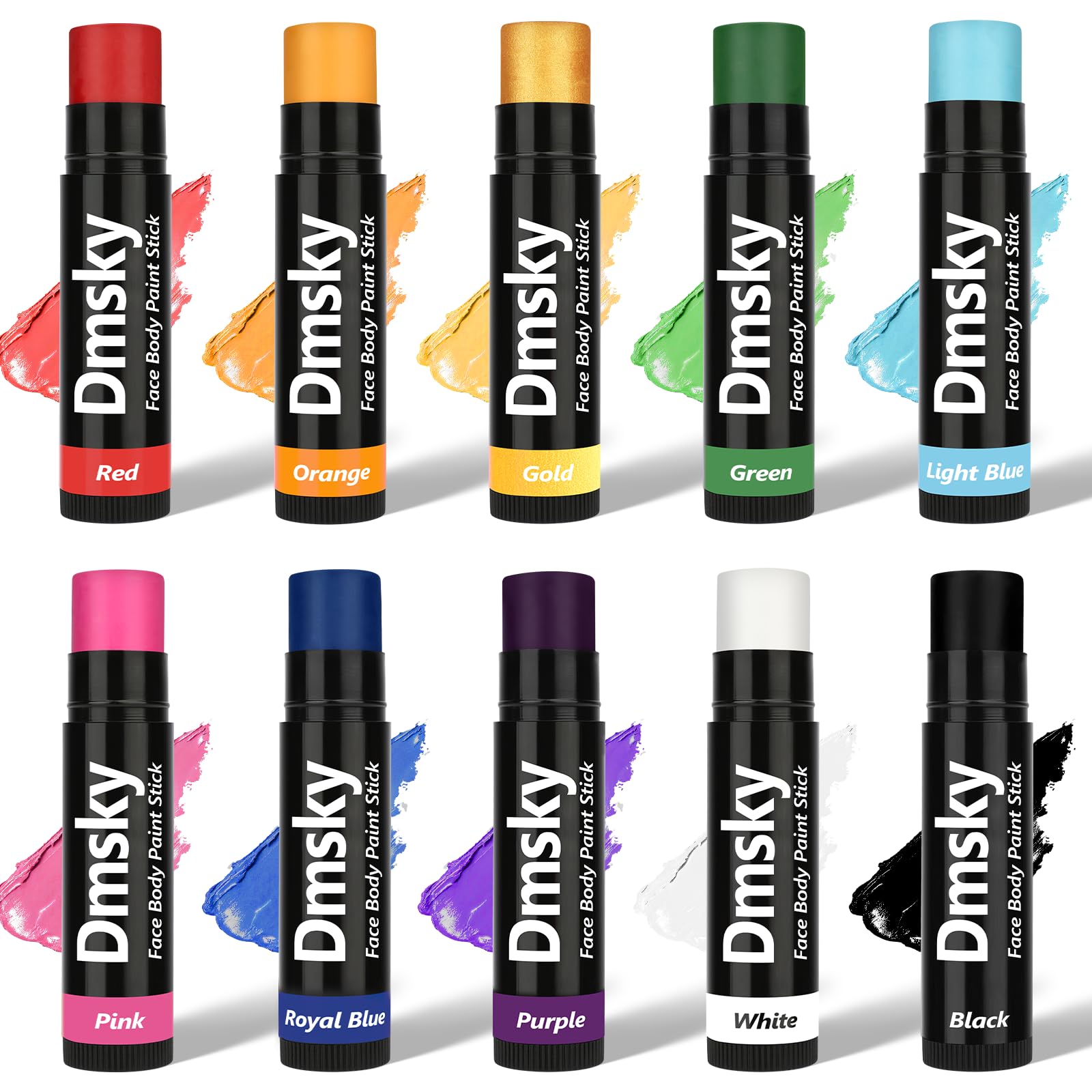Dmsky Eye Black Stick en action sur le visage