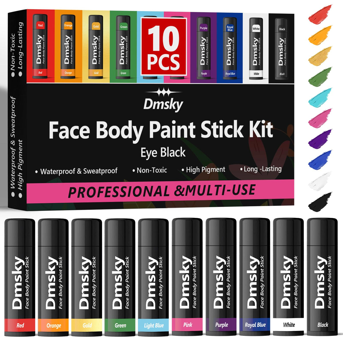 Dmsky Eye Black Stick – emballage pratique pour sportifs