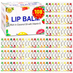 Baume à lèvres DMSKY 108-pack avec 12 saveurs, hydratation douce