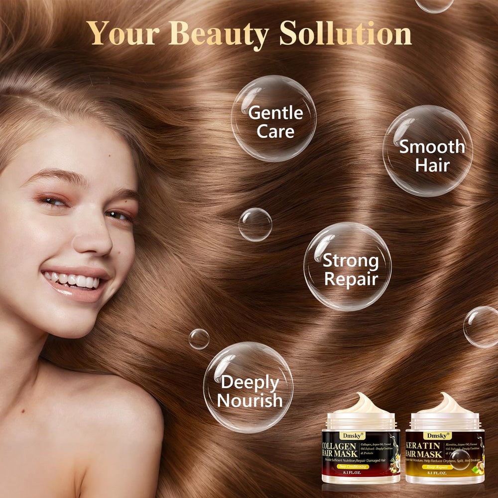 Dmsky masque emballage double pour soin nourrissant.