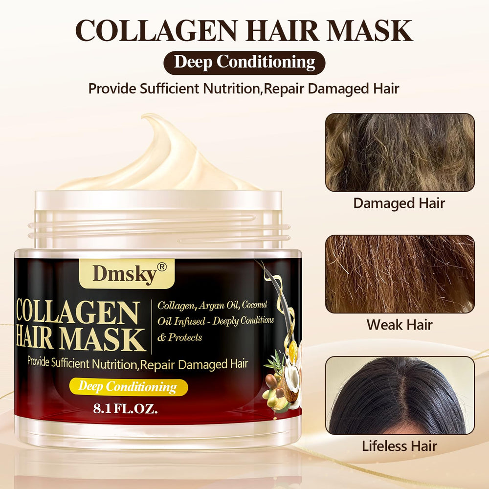 Convient à tous les types de cheveux avec ce soin capillaire Dmsky.