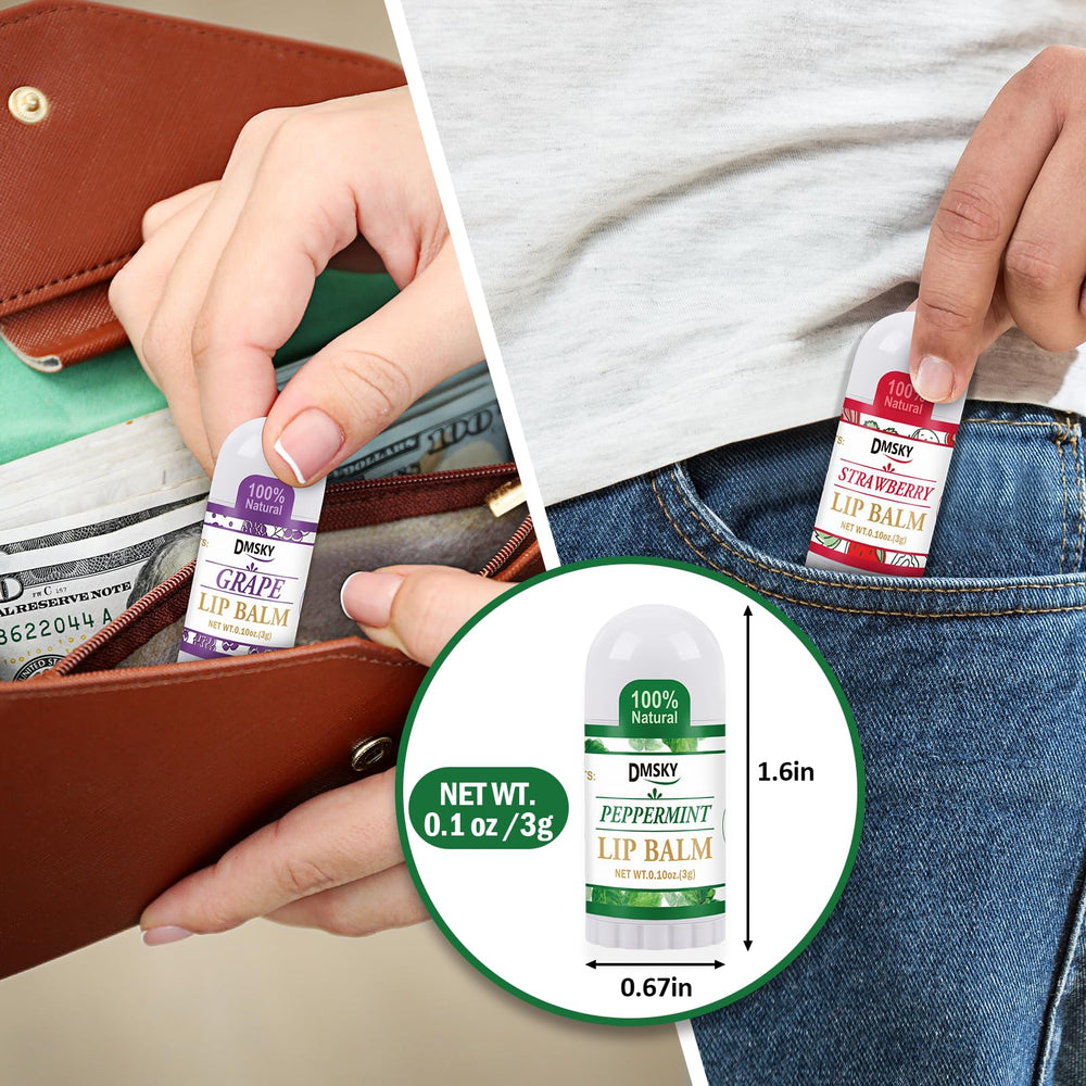 DMSKY baume menthe mini, effet rafraîchissant et hydratant