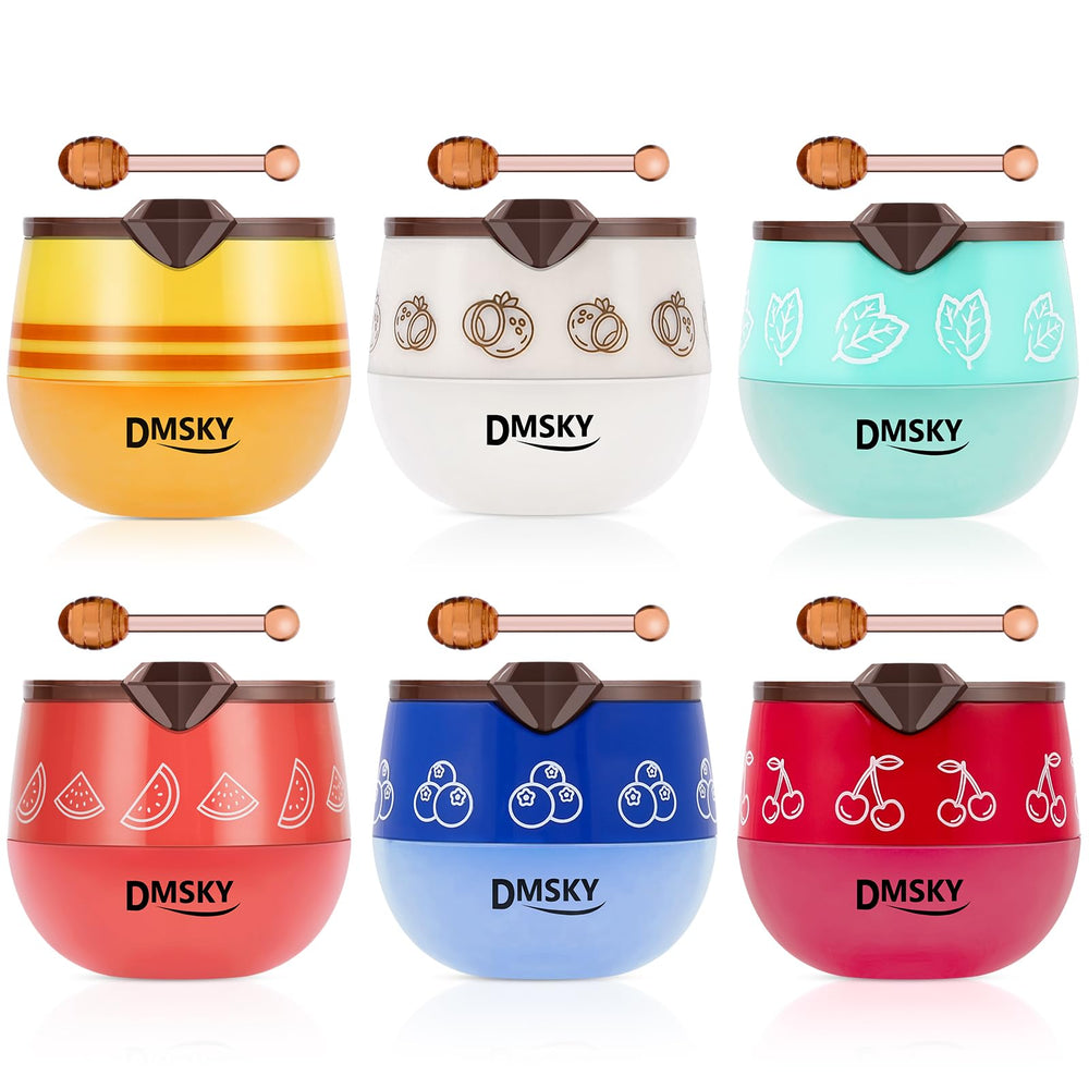 Baume lèvres DMSKY miel, pot compact offrant hydratation durable pour des lèvres douces