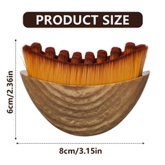 Brosse DMwespe contour lymphatique visage portable, idéale pour les soins nomades.