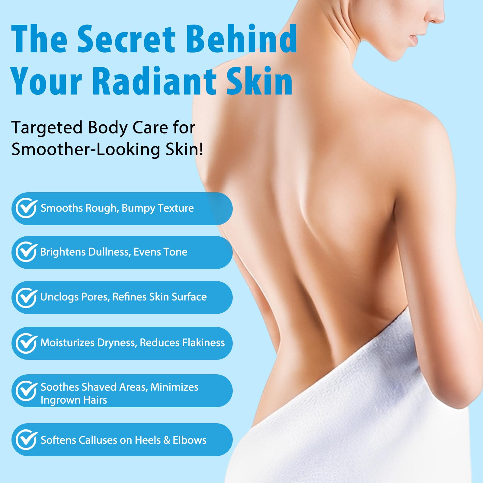 DNQYWODQ bâton exfoliant corps beurre karité hydratant et nourrissant