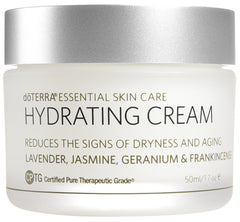 doTERRA Crème Hydratante Visage – Flacon, hydratation immédiate sans gras.