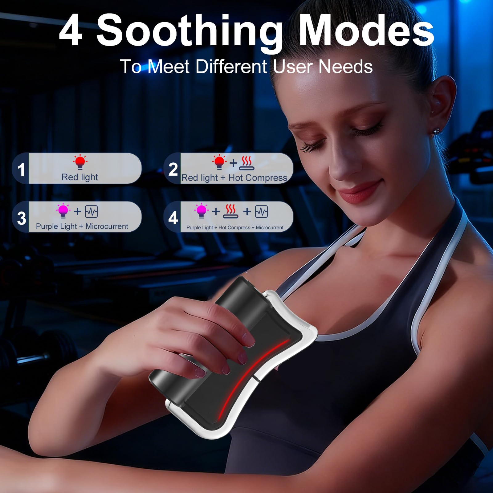 DOCEPERT thérapie chaude — 3 niveaux pour un massage ciblé.