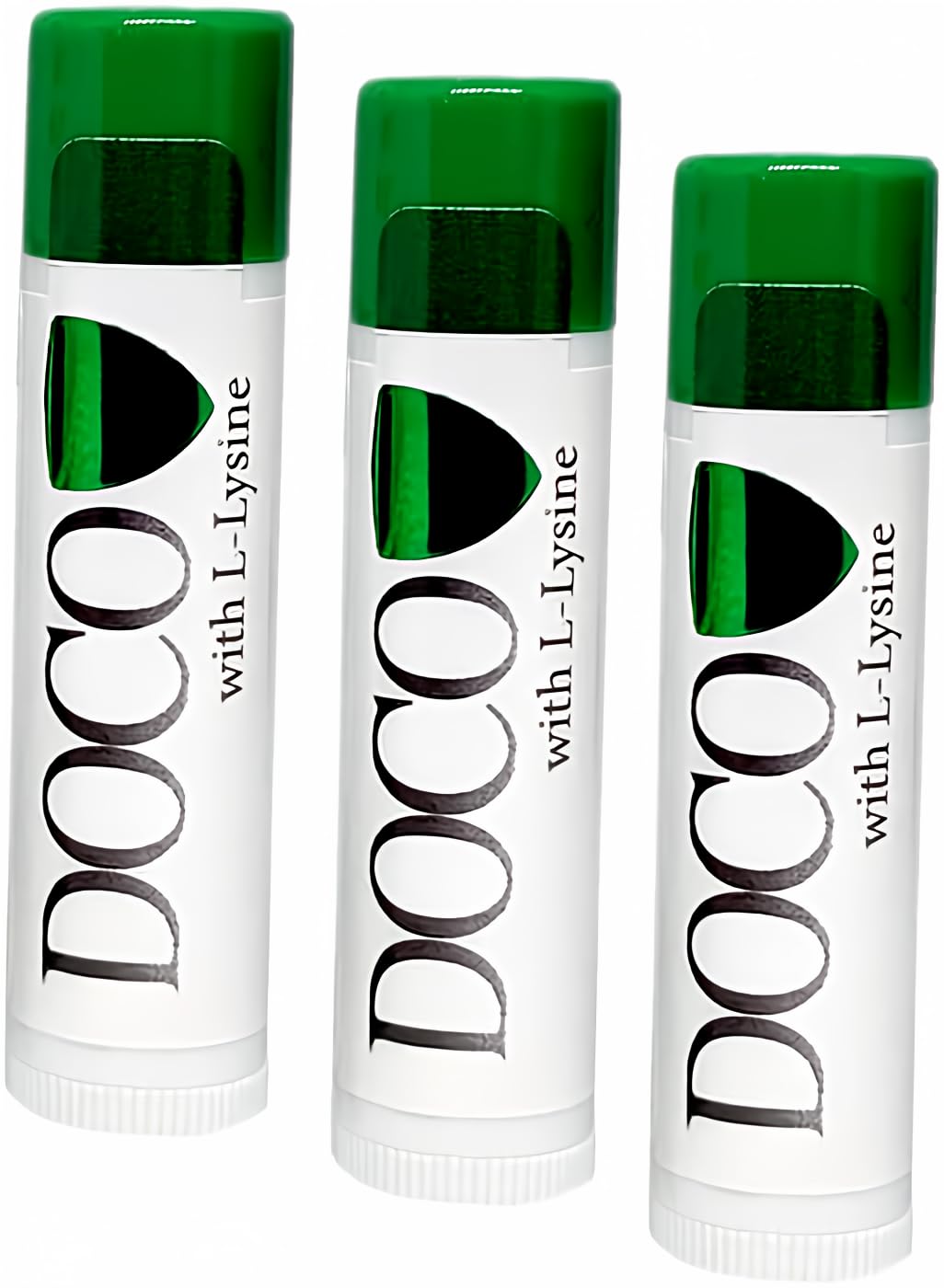 DocoShield Baume Lèvres Lot de 3 prêt à transporter et hydrater durablement.