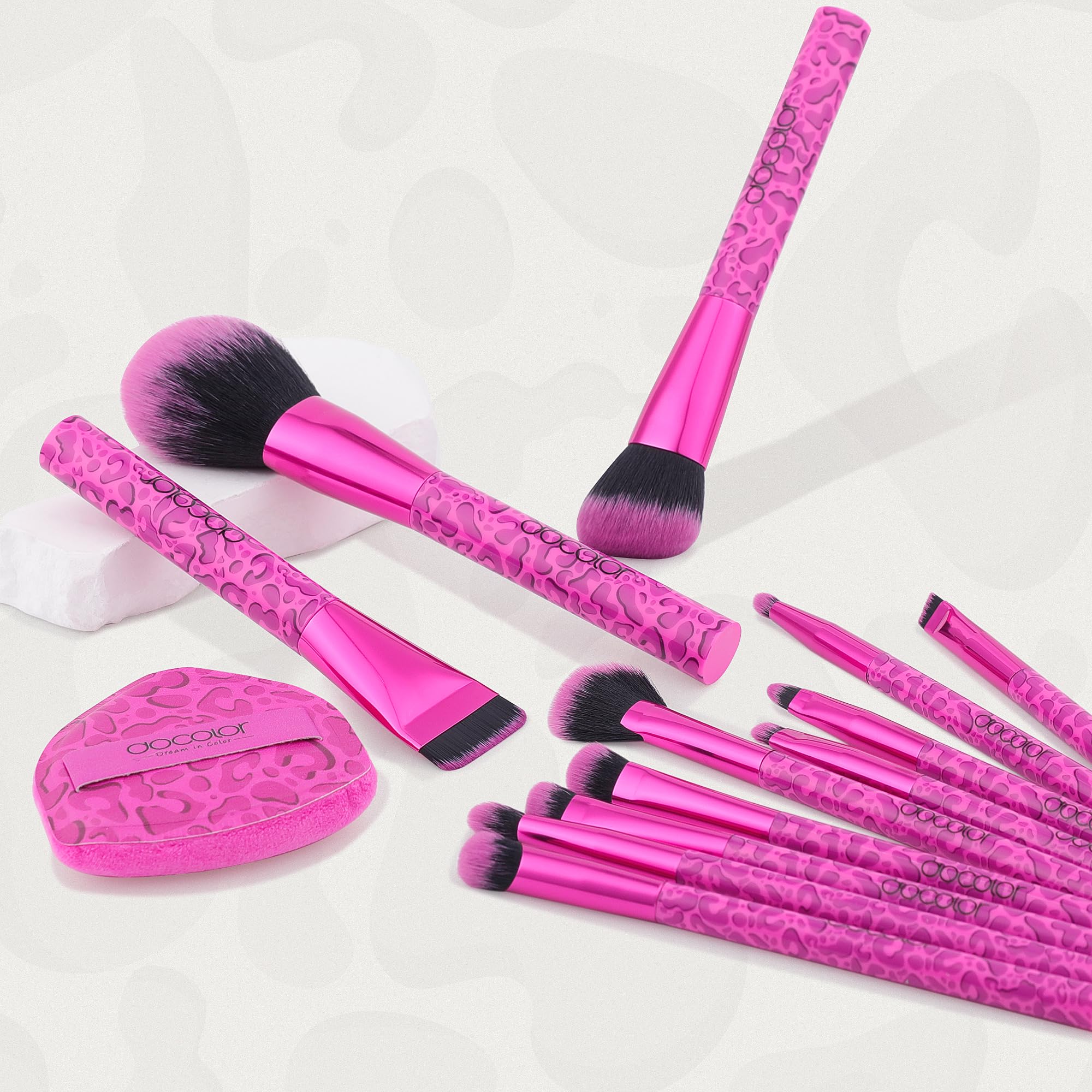 Boîte cadeau docolor Rose Léopard, présent élégant pour offrir.