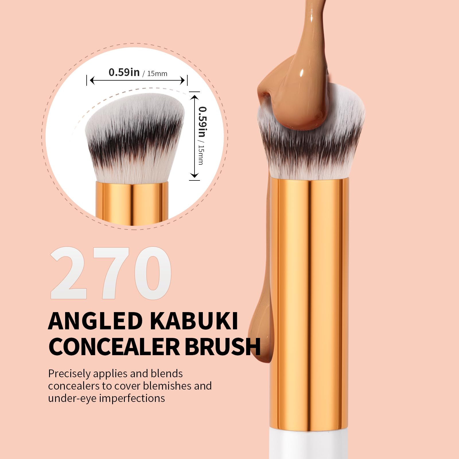 docolor brosse correcteur mini 370 pour zones petites et imperfections ciblées.