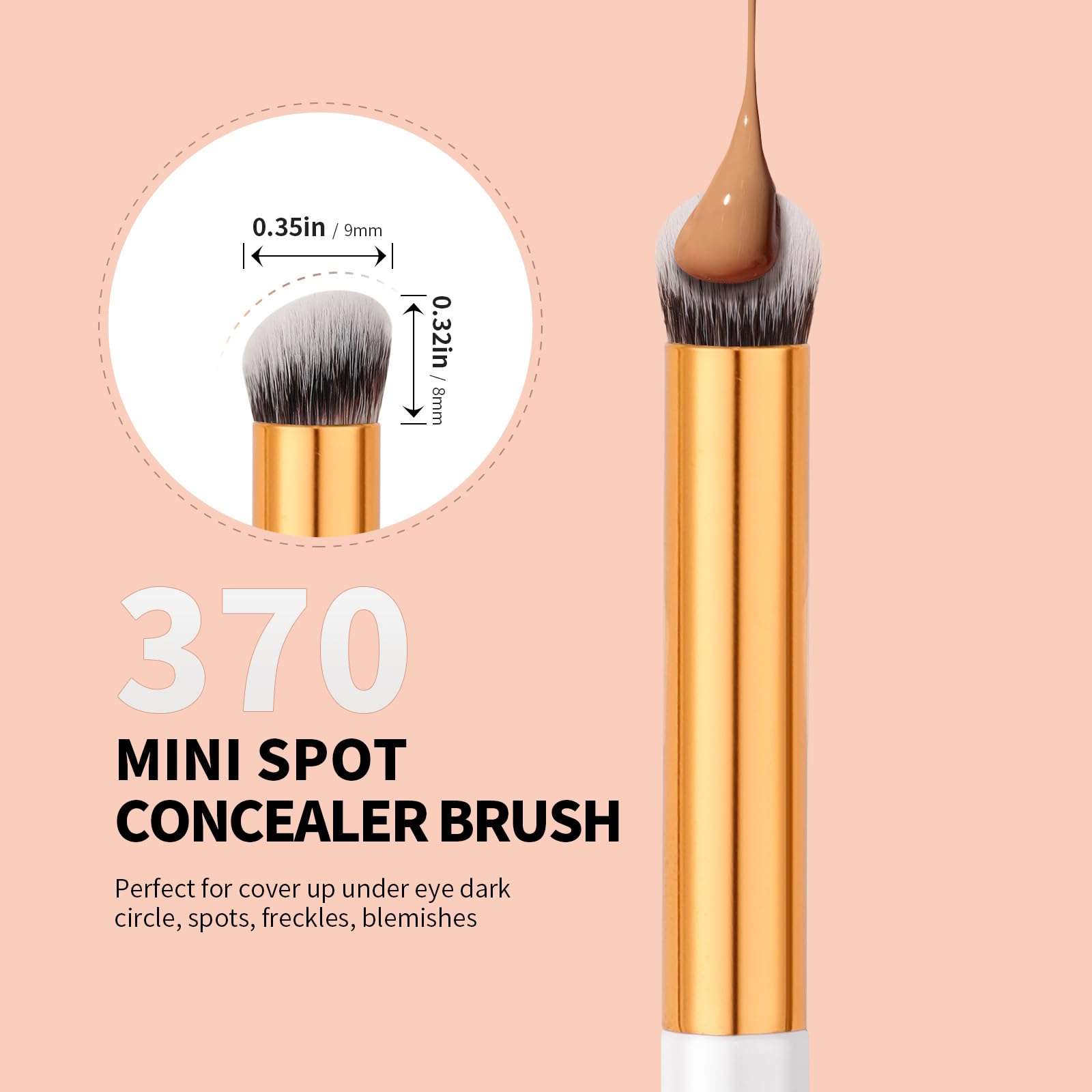 docolor brosse correcteur yeus-contours pour application précise autour des yeux.
