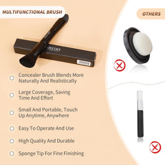 Docolor brosse poudre barbe contourage, contour rapide et discret.