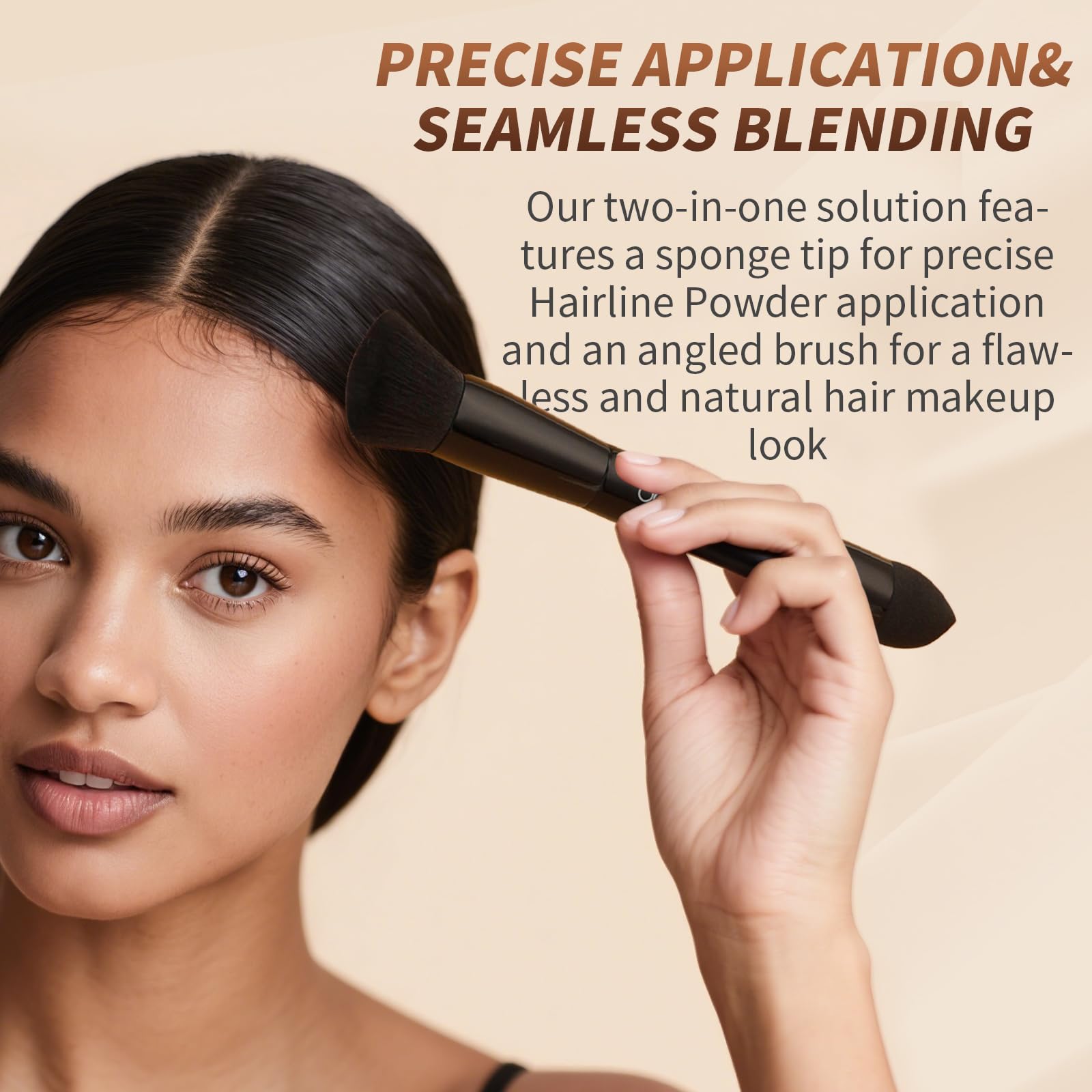 Docolor brosse poudre utilisation voyage, format compact pratique.