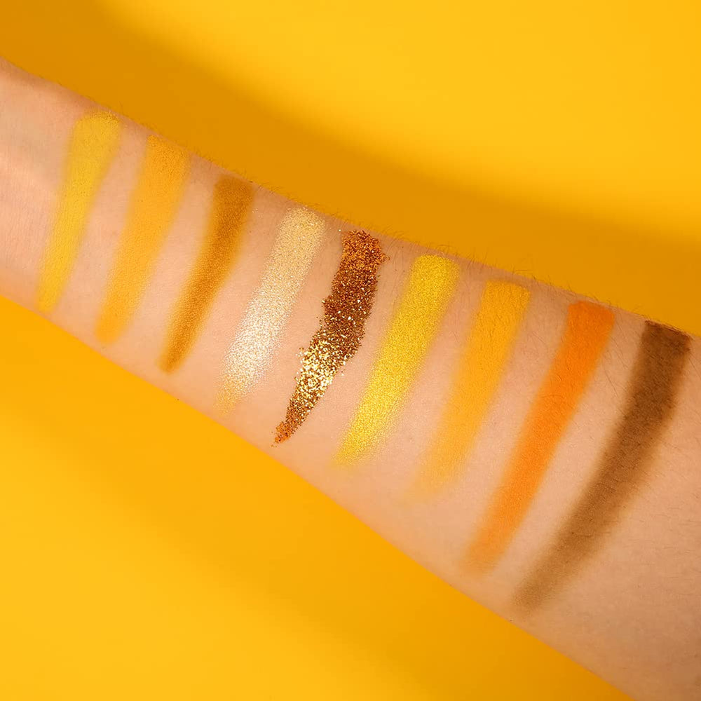 Ombre jaune glitter crème Docolor pour briller