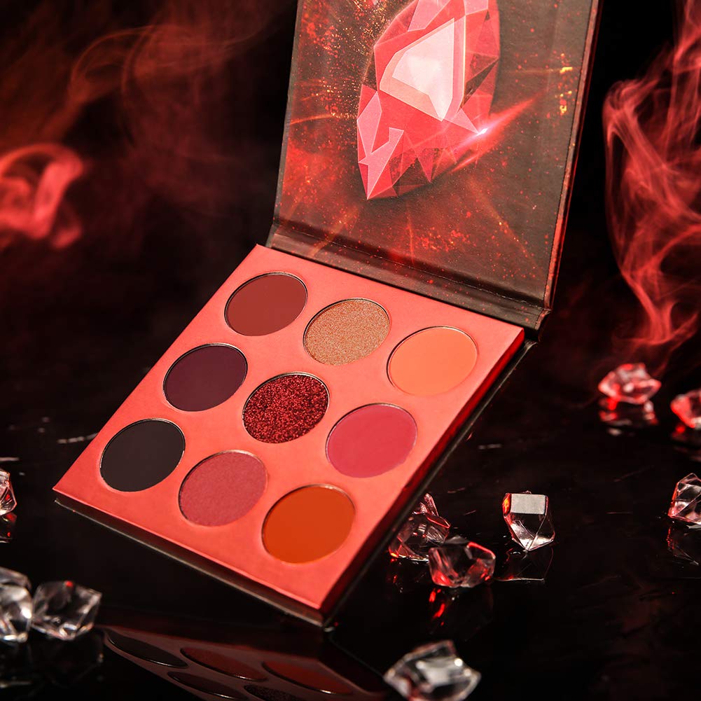 Ombres mates rouges docolor pour un rendu velouté et sophistiqué