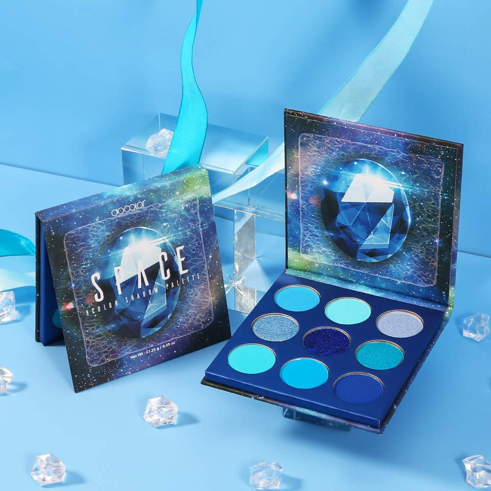 Docolor palette compacte bleu voyage: idéale en déplacement.