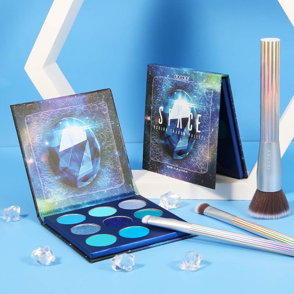 Docolor palette professionnelle yeux bleu: recommandée par artistes pour un rendu créatif.