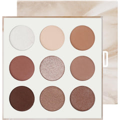 Palette docolor à 9 teintes neutres mats pour un look naturel.