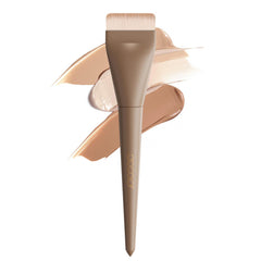 Pinceau plat Docolor pour fond de teint khaki, finition homogène