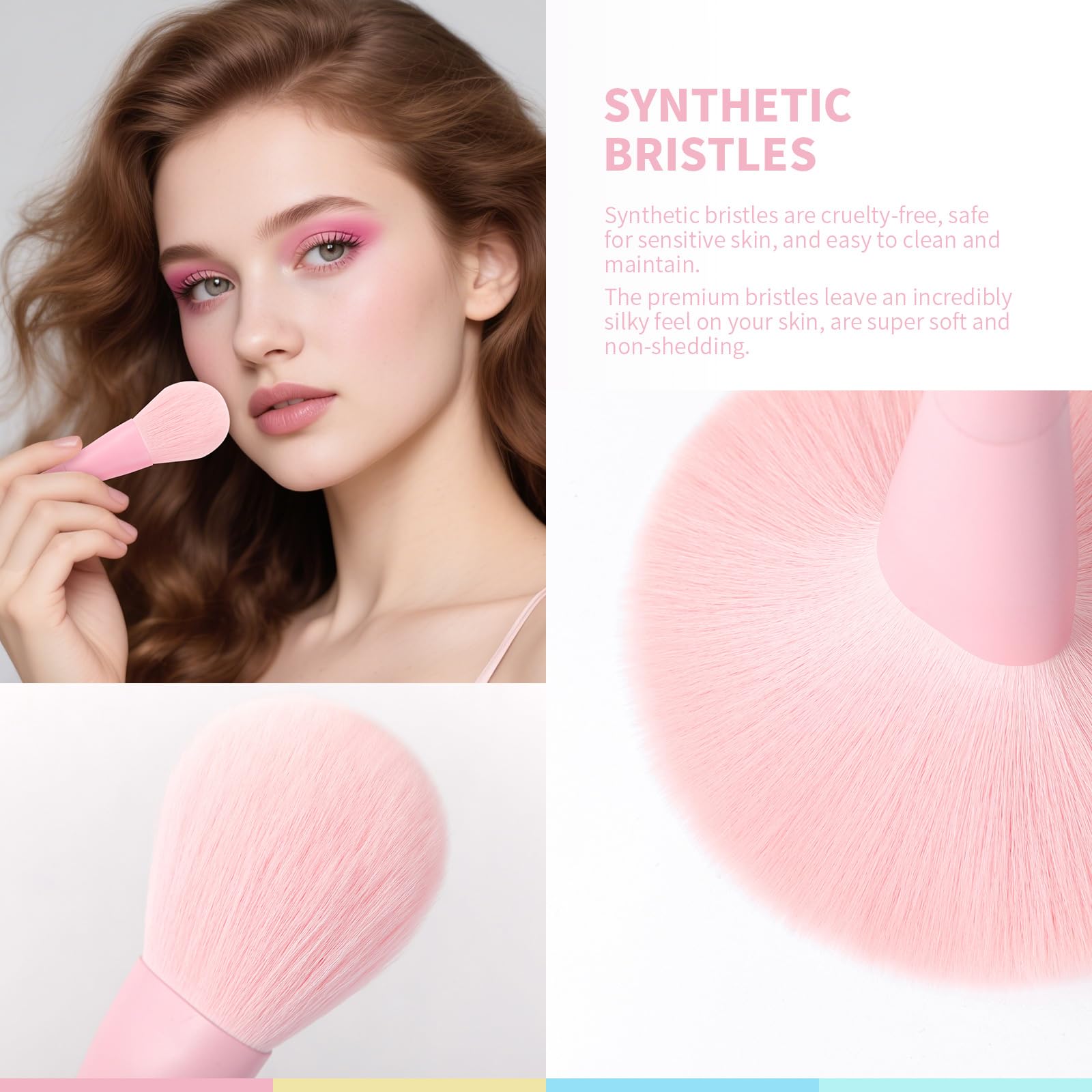 Pinceau poudre Docolor pour une couvrance légère et naturelle.