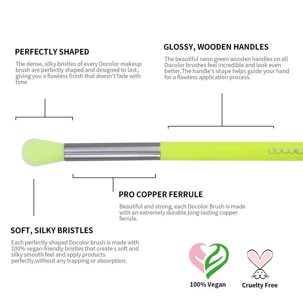 Pinceau sourcils duo-end Docolor – précision et définition.
