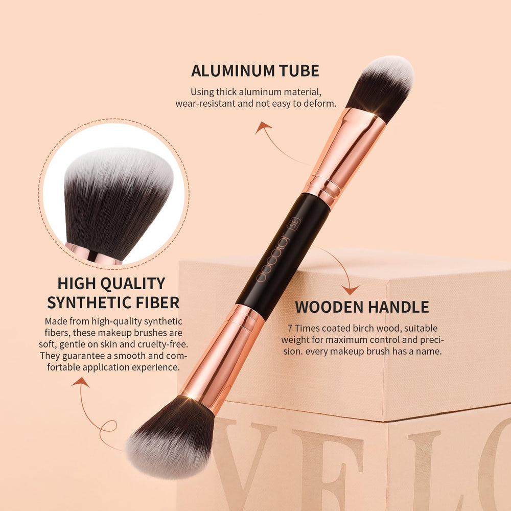 Pinceaux Docolor sourcils double-face pour définir les sourcils.