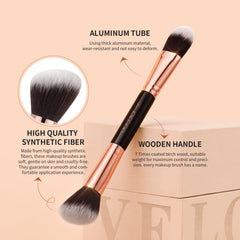 Pinceaux Docolor sourcils double-face pour définir les sourcils.
