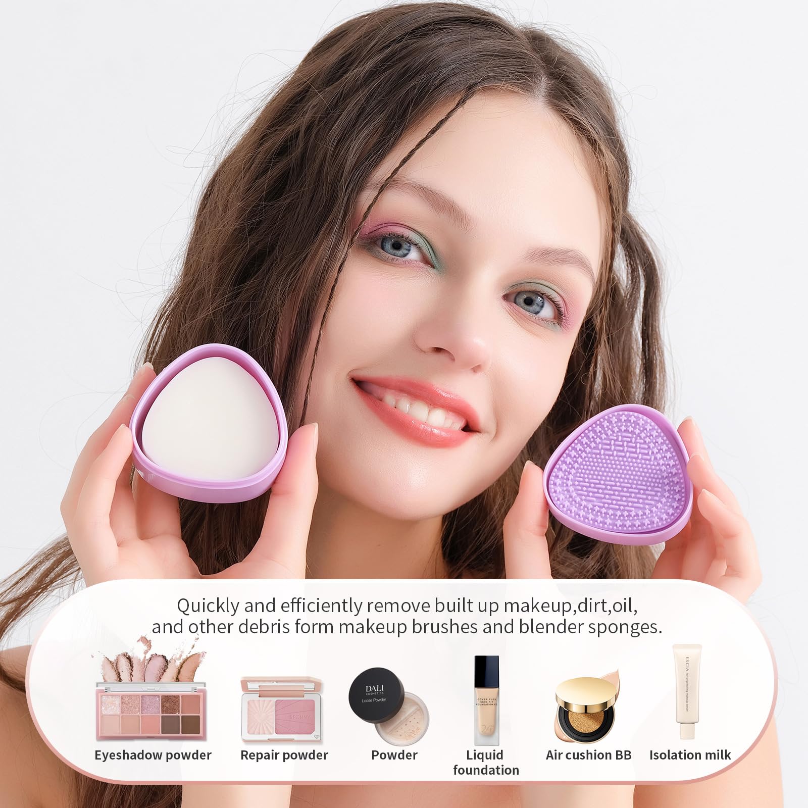Set nettoyage maquillage portable Docolor prêt pour voyages et retouches