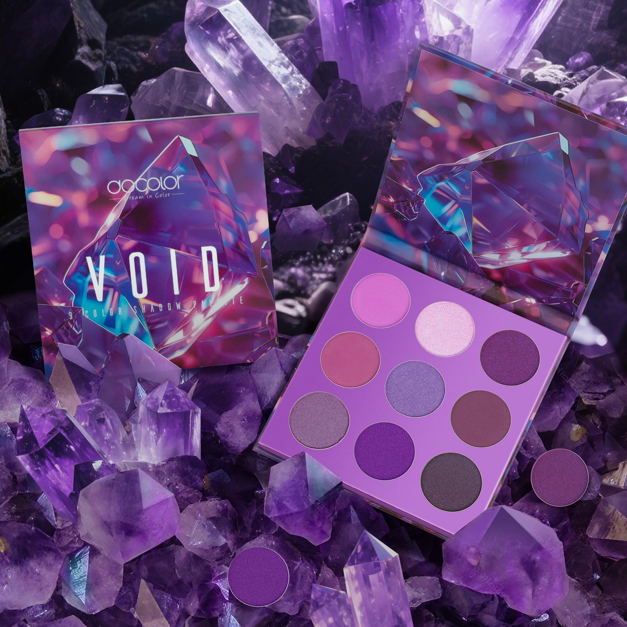 docolor yeux violet améthyste pigmentation dense et satinée